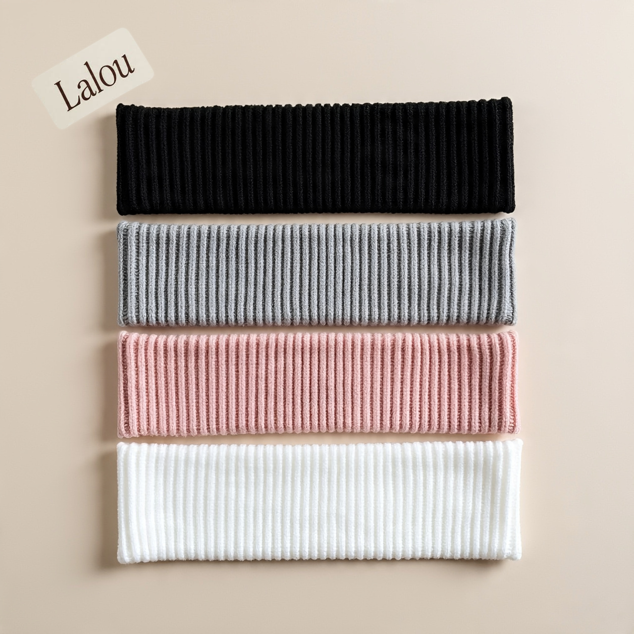Ribbed Knit Sweatbands