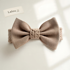 Lalou Textured Bow Baby Headband