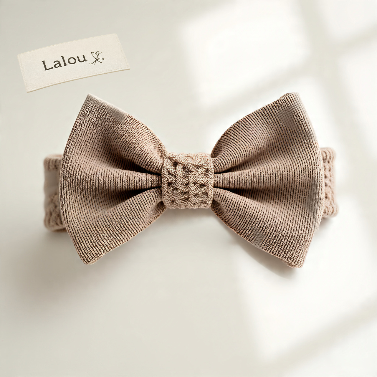 Lalou Textured Bow Baby Headband