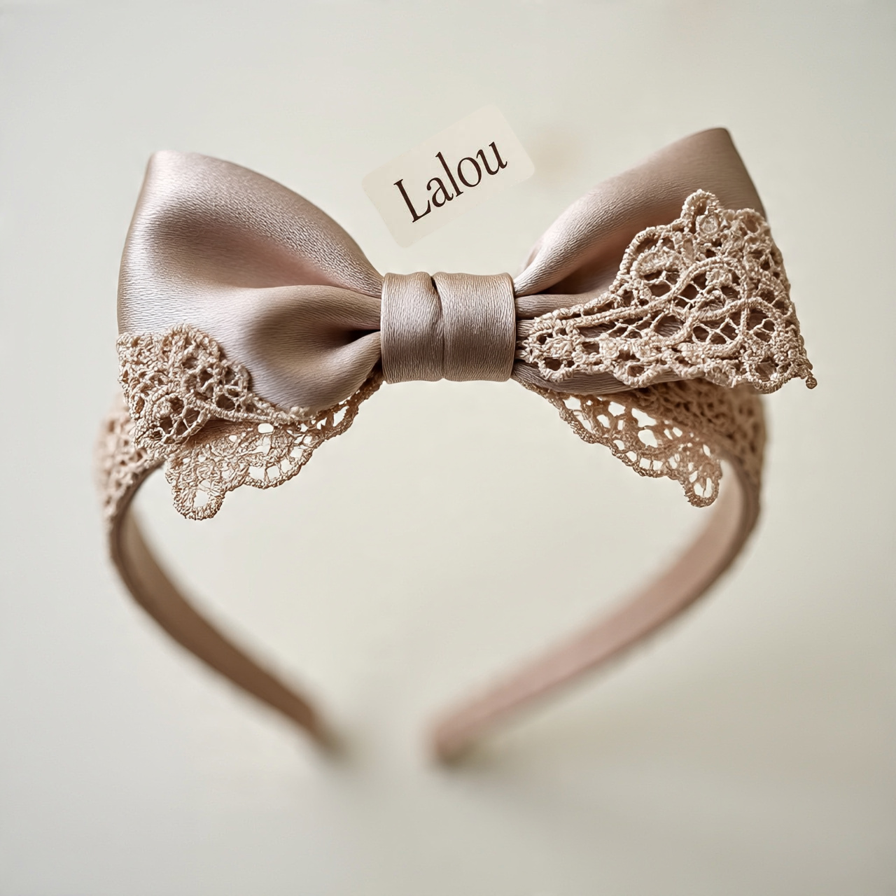 Lace and Satin Headband