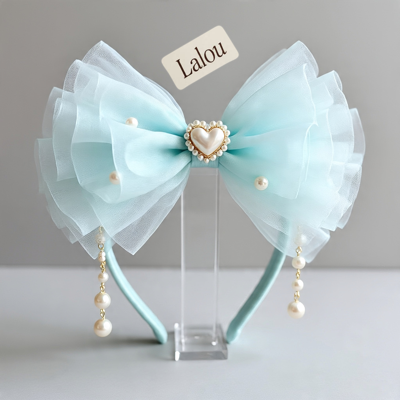 Pearl and Tulle Headband