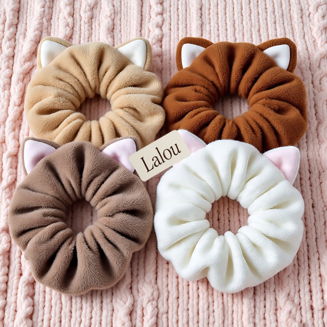 Cat Ear Scrunchies