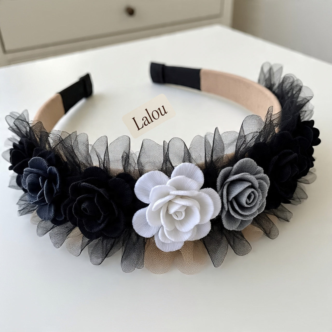Floral Tulle Headband