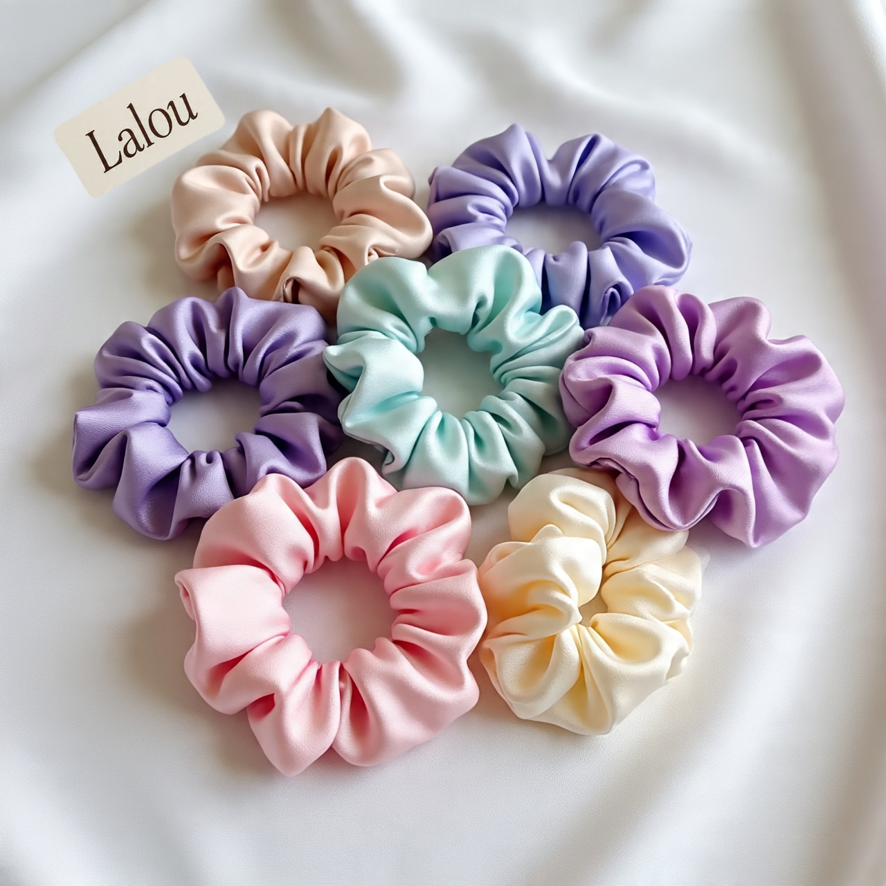 Silk Scrunchies Set