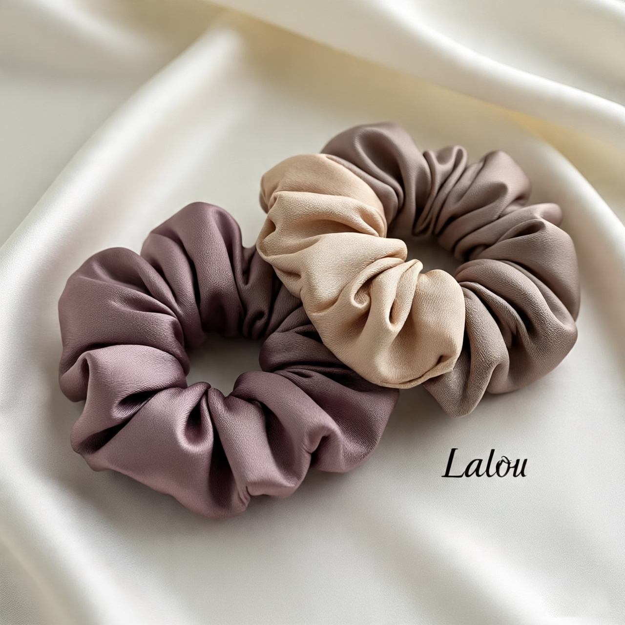 Lalou Silk Scrunchie Set