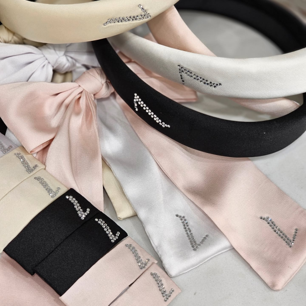 Rhinestone Satin Headbands