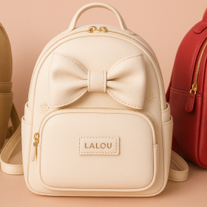 Lalou Bow Accent Backpack